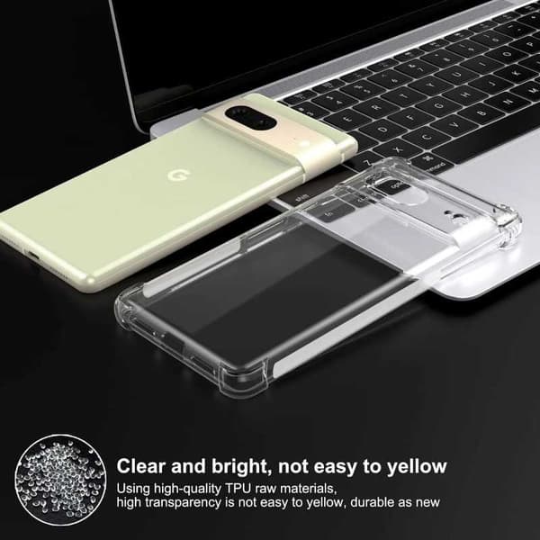 Google Pixel 8 iskuja vaimentava silikonikotelo Shockr
