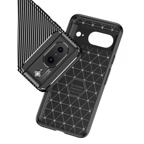 Google Pixel 8 stødsikkert slankt cover FullCarbon V4