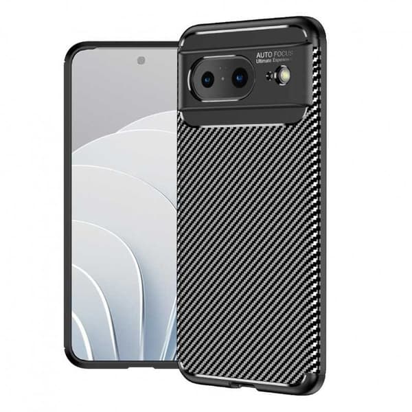 Google Pixel 8 stødsikkert slankt cover FullCarbon V4