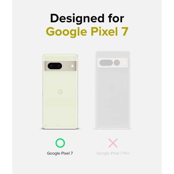Google Pixel 7a Transparent Stötdämpande Skal MagSafe-Kompatibelt