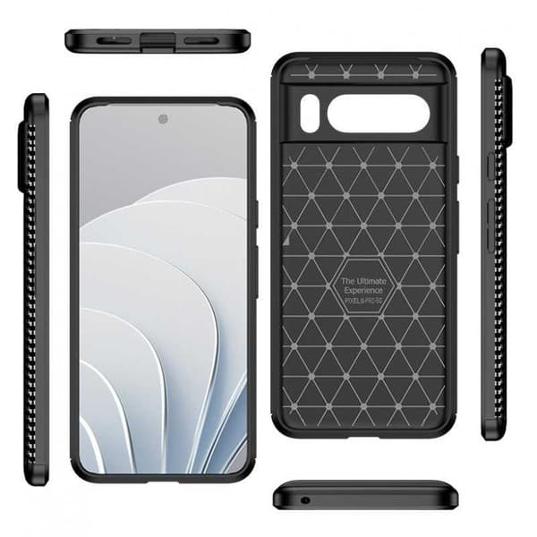Google Pixel 8 Pro stødsikkert slankt cover FullCarbon V4