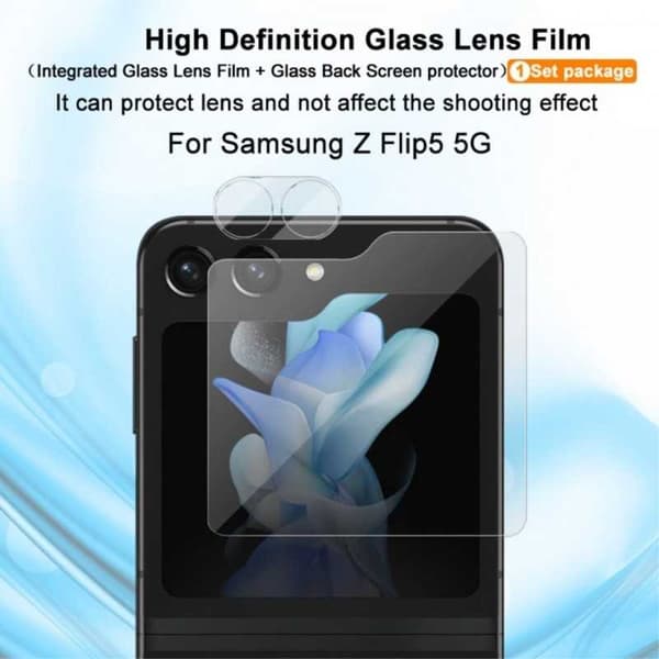 Samsung Z Flip 5 5G Protection Linssinsuojaus Kameran suojaus