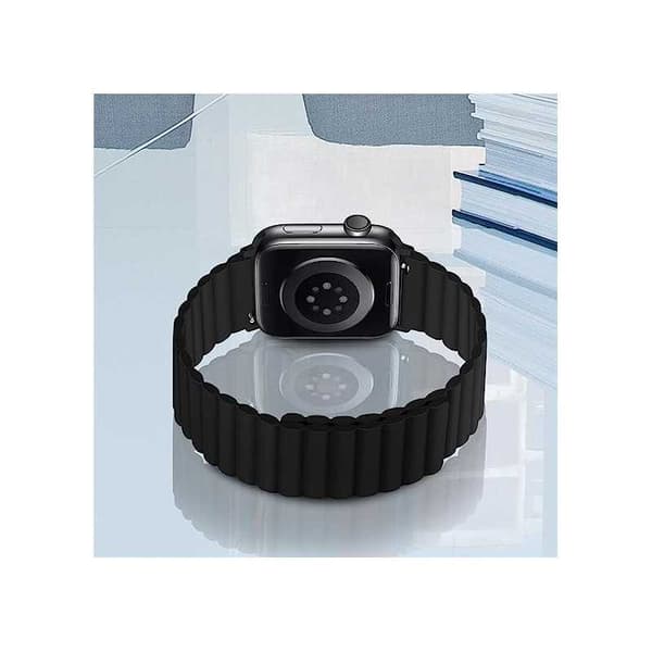 Apple Watch 42/44/45/49mm PU-nahkainen rannekoru magneettilukolla Nordcell™