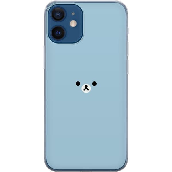 Apple iPhone 12 mini Genomskinligt Skal Blå nalle