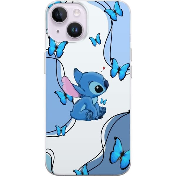 Apple iPhone 14 Genomskinligt Skal Stitch