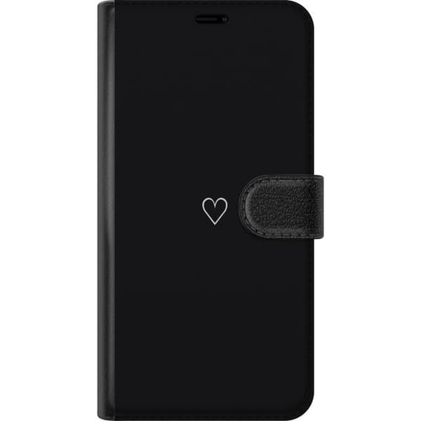 Apple iPhone SE (2020) Lommeboketui Hjerte Svart