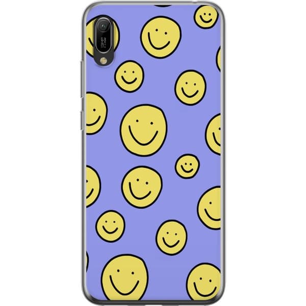 Huawei Y6 Pro (2019) Läpinäkyvä kuori Hymy Kaavio