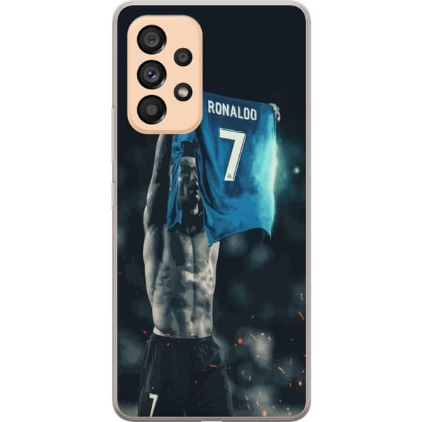 Samsung Galaxy A53 5G Läpinäkyvä kuori Cristiano Ronaldo
