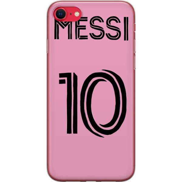 Apple iPhone SE (2022) Gennemsigtig cover Lionel Messi (Inter Miami CF)