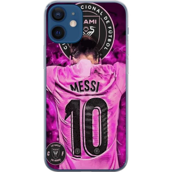 Apple iPhone 12  Genomskinligt Skal Lionel Messi (Inter Miami CF)