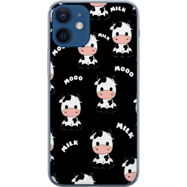 Apple iPhone 12  Läpinäkyvä kuori Makea Lehmä Kuvio