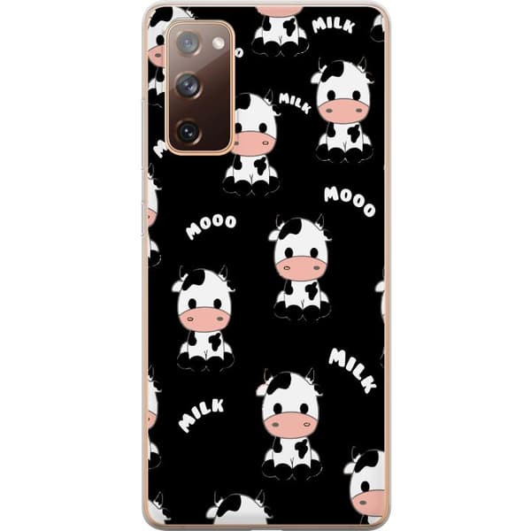 Samsung Galaxy S20 FE Gennemsigtig cover Sød Ko Mønster