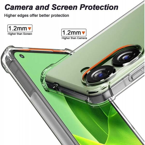 Nothing Phone 2 iskuja vaimentava silikonikotelo Shockr