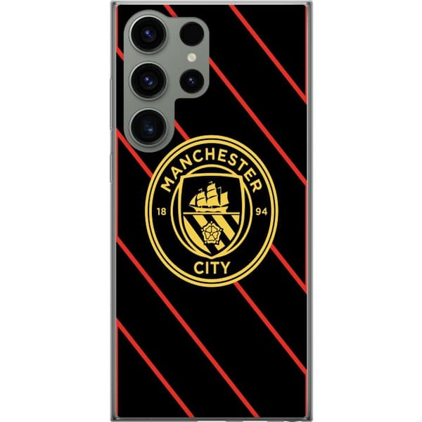 Samsung Galaxy S23 Ultra Gennemsigtig cover Manchester City