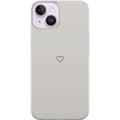 Miniatyrbilde 1 av 3: Apple iPhone 15 Plus Gjennomsiktig deksel Hjerte Beige