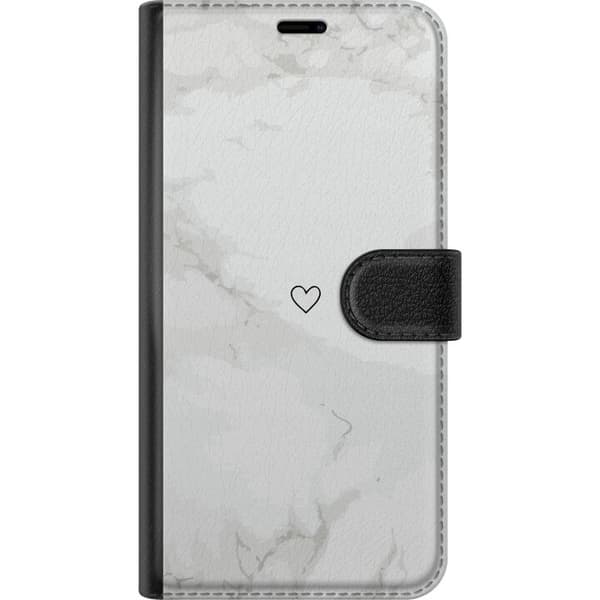 Samsung Galaxy A14 5G Plånboksfodral Marmor Hjärta