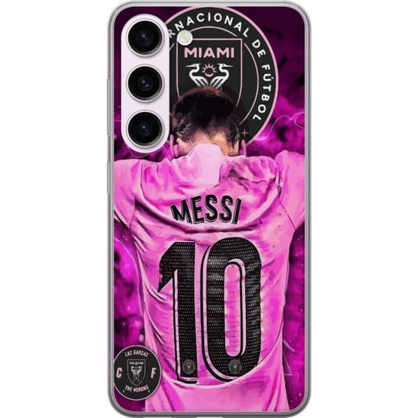 Samsung Galaxy S23 Genomskinligt Skal Lionel Messi (Inter Miami CF)