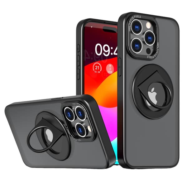 INF Magnetisk beskyttende telefonveske med usynlig stativ som er kompatibel med iPhone iPhone 14 Pro Max