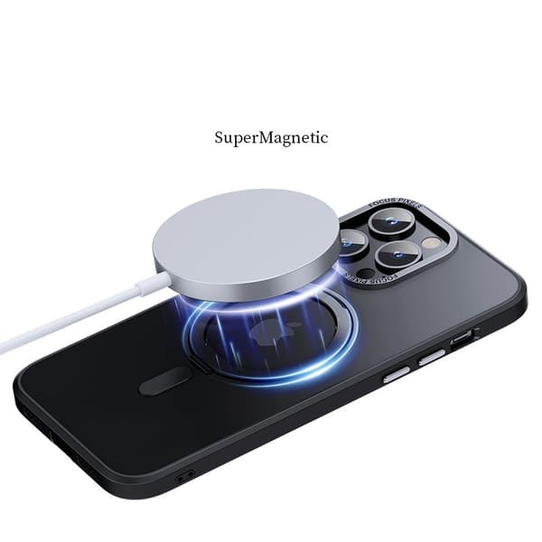 INF Magneettinen suojakotelo, jossa näkymätön jalusta Yhteensopiva iPhonen kanssa iPhone 14 Pro Max