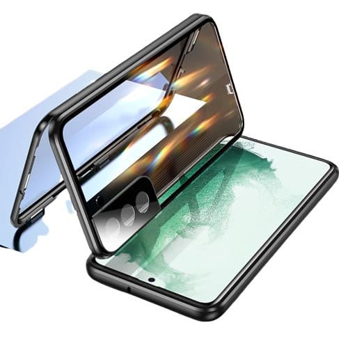 INF Magneettinen kaksipuolinen karkaistu lasi puhelinkuori Samsung S22