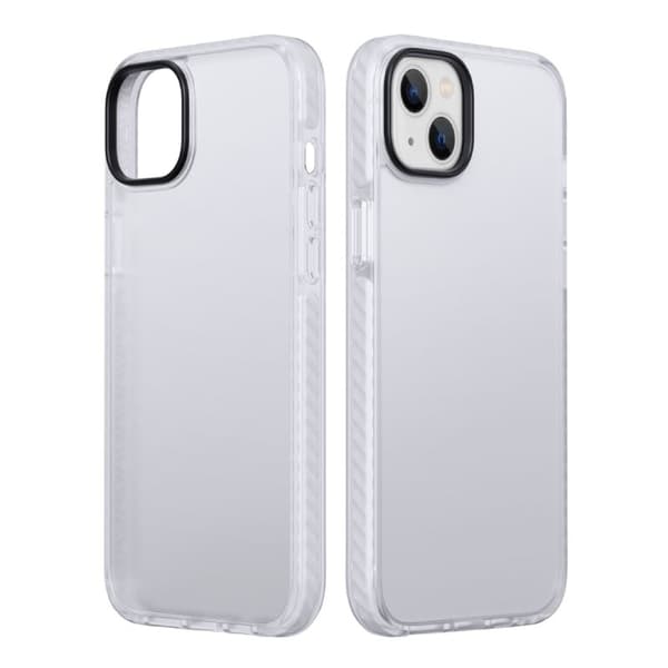 iPhone 15 Stöttåligt TPU Mobilskal - Vit