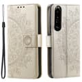 Pikkukuva 1 / 6: SKALO Sony Xperia 1 V Mandala lompakkokotelo - Kulta