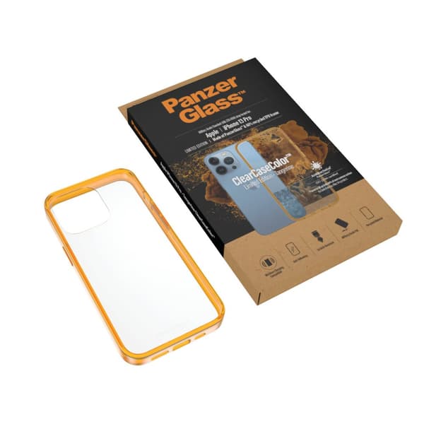 Panzerglass ClearCaseColor for Apple iPhone 13 - Limited Edition - Tangerine