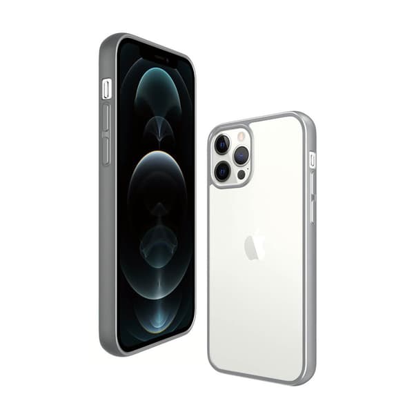 Panzerglass ClearCaseColor for Apple iPhone 12/12 Pro - Limited Edition - Satin Silver