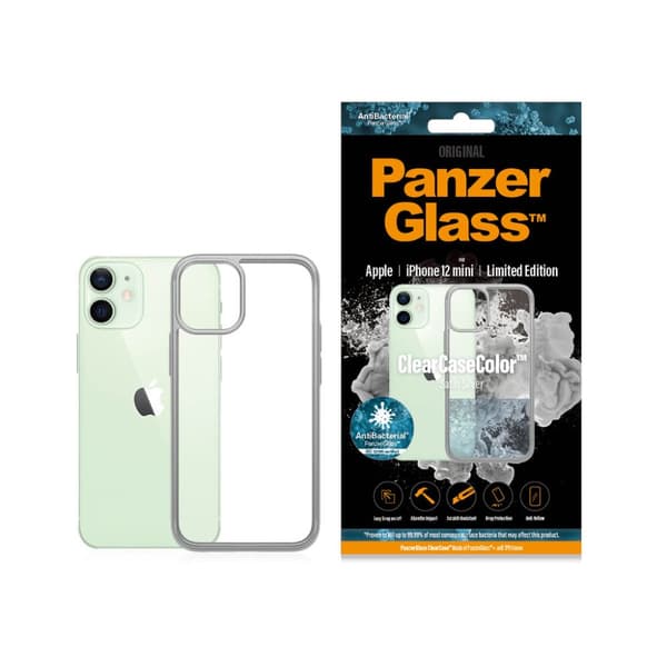 Panzerglass ClearCaseColor for Apple iPhone 12 mini - Limited Edition - Satin Silver