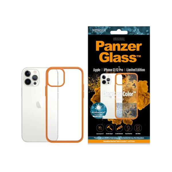 Panzerglass ClearCaseColor for Apple iPhone 12 / 12 Pro - Limited Edition - PG Orange
