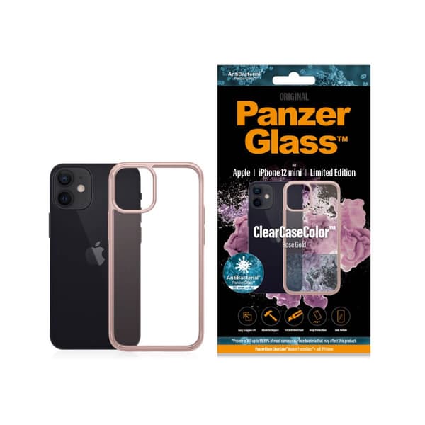 Panzerglass ClearCaseColor for Apple iPhone 12 mini - Limited Edition - Rose Gold