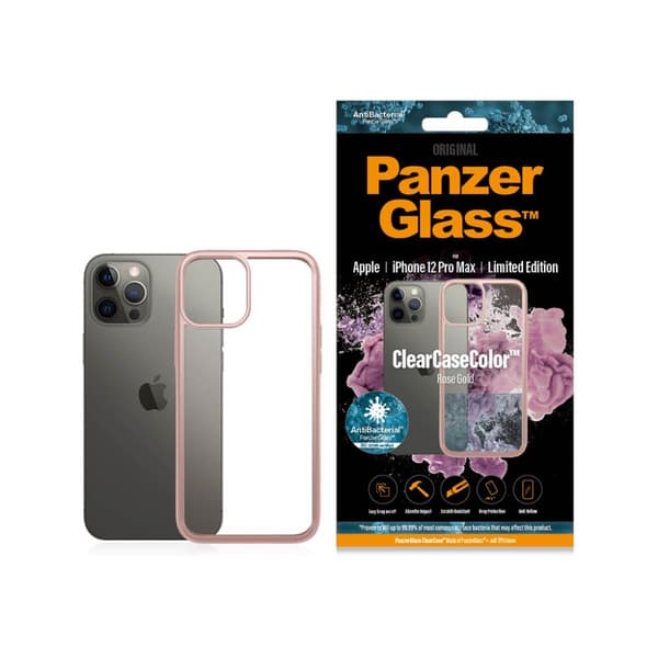 Panzerglass ClearCaseColor for Apple iPhone 12 Pro Max - Limited Edition - Rose Gold