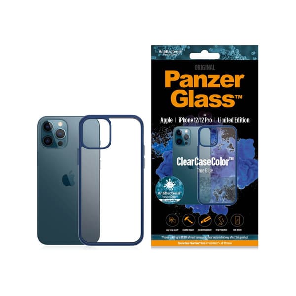 Panzerglass ClearCaseColor for Apple iPhone 12 / 12 Pro - Limited Edition - True Blue