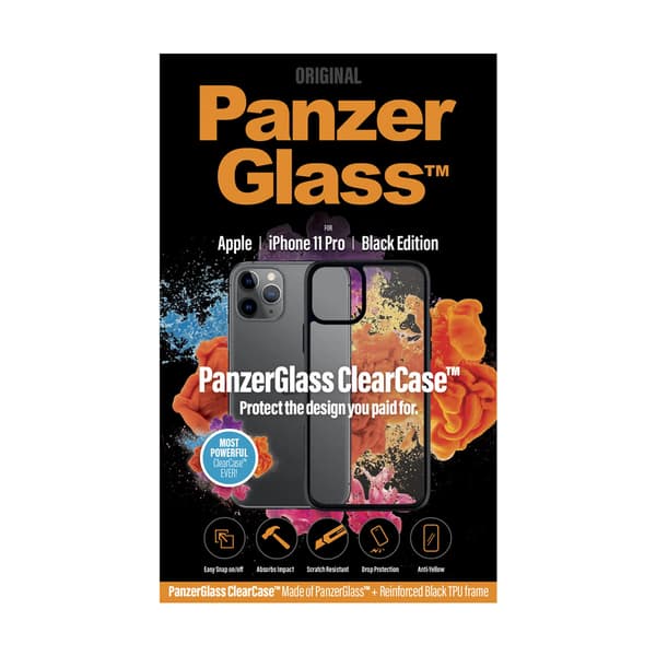 Panzerglass ClearCase for Apple iPhone 11 Pro - Black Edition