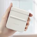 Miniatyrbild 3 av 4: Fodral till Samsung Z Flip 5 Faux Leather Flap Eco-Leather Original Cream