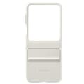 Miniatyrbild 1 av 4: Fodral till Samsung Z Flip 5 Faux Leather Flap Eco-Leather Original Cream
