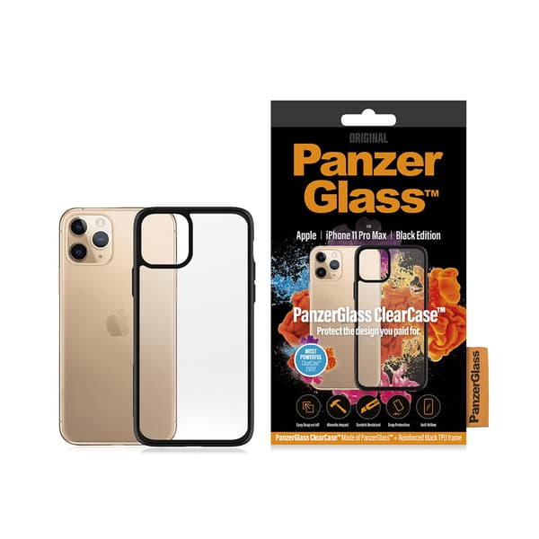 Panzerglass ClearCase for Apple iPhone 11 Pro Max - Black Edition