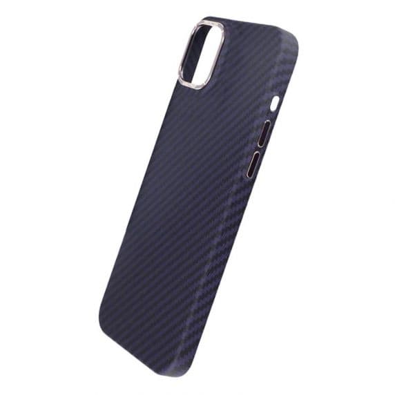 iPhone 15 Mobilskal i Kolfiber - Lila