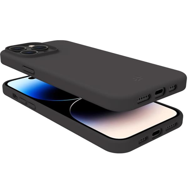 Planet Soft TPU-cover GRS 100 % genbrugt TPU iPhone 15 Pro Sort