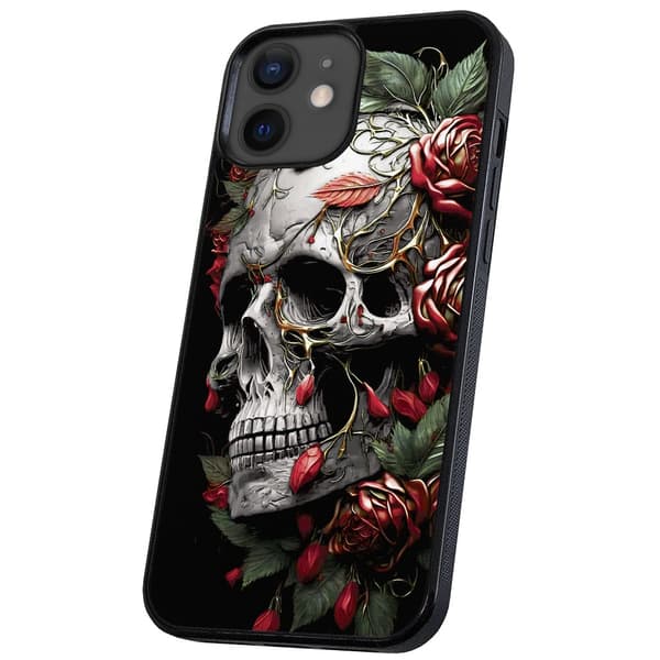 iPhone 11 - Skal/Mobilskal Skull Roses