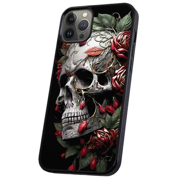 iPhone 11 Pro - Cover/Mobilcover Skull Roses