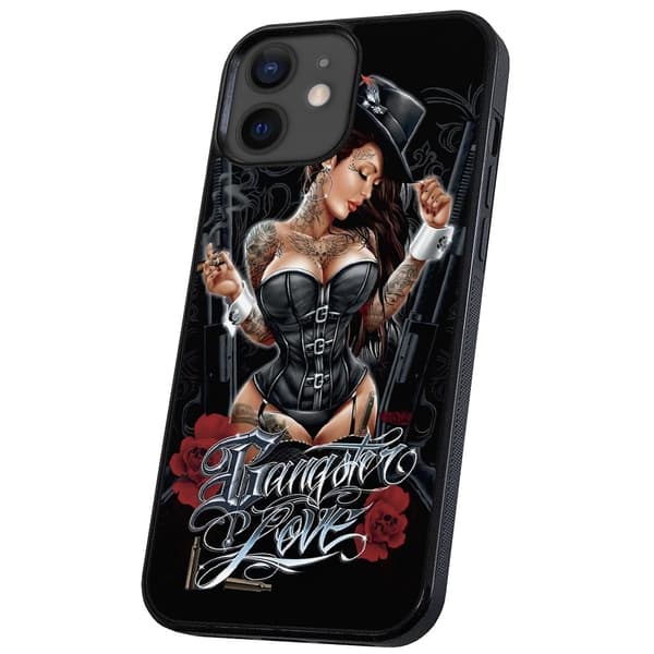 iPhone 12/12 Pro - Skal/Mobilskal Gangster Love