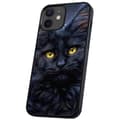 Miniatyrbillede 1 af 2: iPhone 12/12 Pro - Cover/Mobilcover Sort Kat
