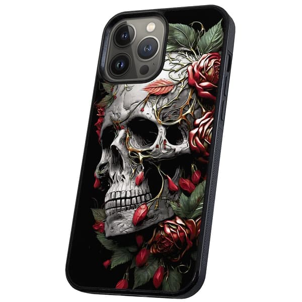 iPhone 13 Pro - Skal/Mobilskal Skull Roses