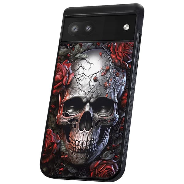 Google Pixel 6 - Skal/Mobilskal Skull Roses