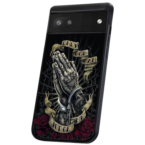 Google Pixel 6A - Deksel/Mobildeksel Only God Can Judge Me