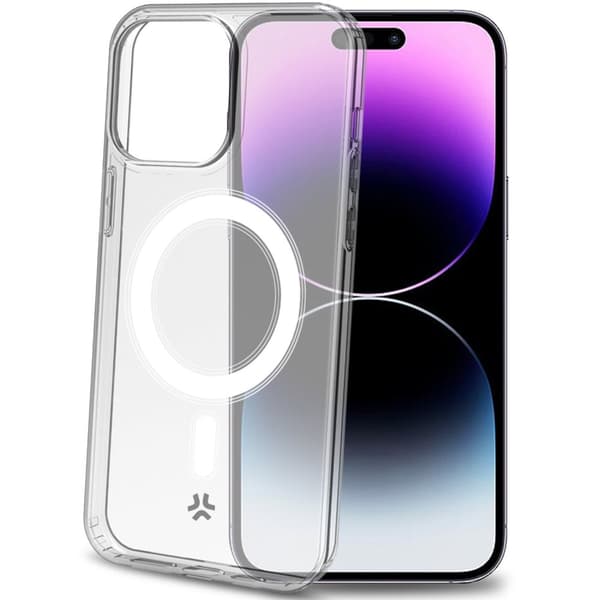 Gelskinmag Magnetic TPU deksel iPhone 15 Pro Max Gjennomsiktig