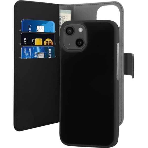 Coque - Puro - iPhone 13 mini - Magnetisk 2 i 1 - Svart - Hård