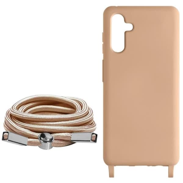Sladdskydd kompatibelt med Samsung Galaxy A54 5G Powder Pink Cord Cover
