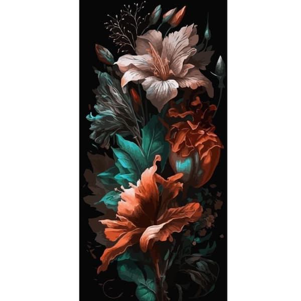 Apple iPhone 13 Pro Tegnebogsetui Blomster